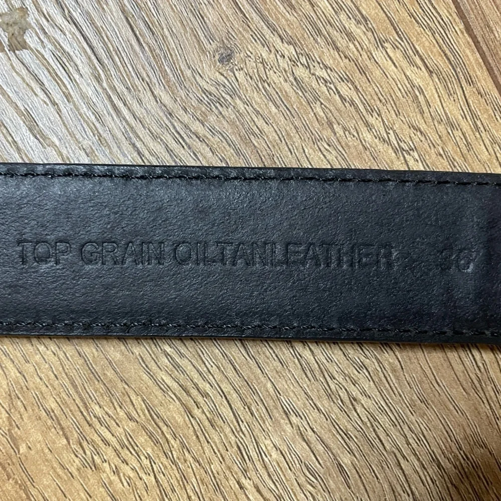 Vantage Century black authentic Leather Belt Silver Golf ball/Club 36 Made USA